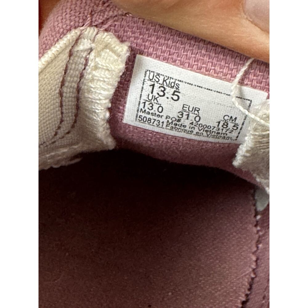 Vans Classic Slip On Kids Girls Pink Glitter Size 13.5 Sneakers Skate Shoe - Picture 7 of 8